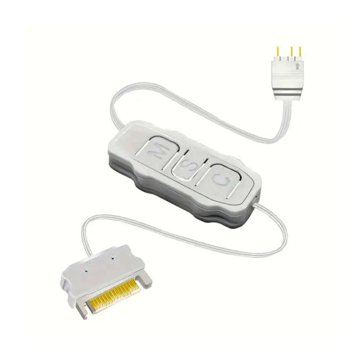 ARGB Controller 5V 3pin To SATA  Cable only (White)